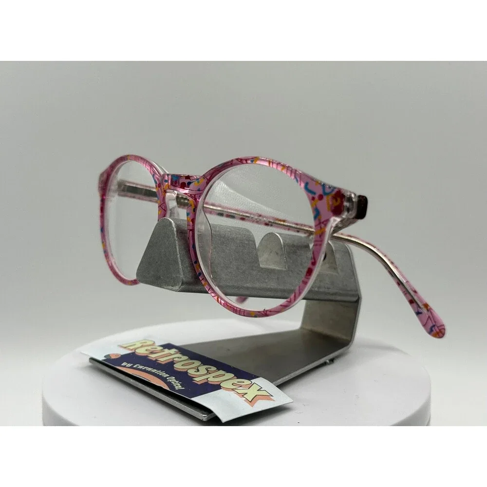 True Vintage Eyeglasses NOS Petite/Kids Original Lens Otego Lavender Confetti